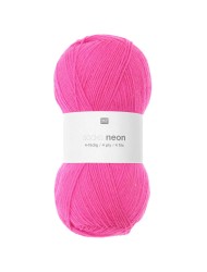 Rico Design Socks Neon Rose (002)