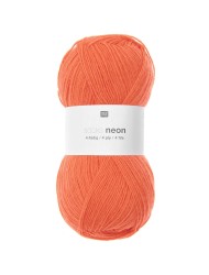 Rico Design Socks Neon Orange (004)