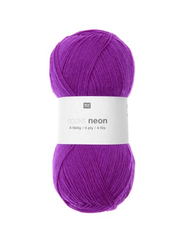 Rico Design Socks Neon Purple (006)