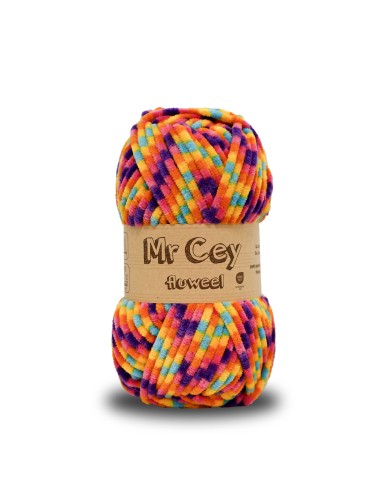 Mr. Cey Fluweel Colour Rainbow (902)