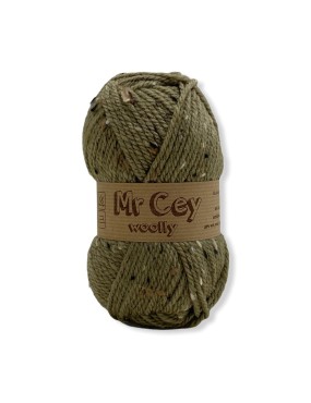 Mr. Cey Woolly Tweed Olive (710)