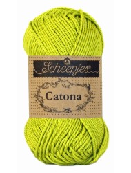 Scheepjes Catona Green Yellow 25g