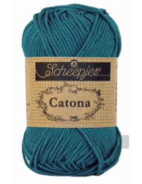 Scheepjes Catona Petrol Blue 25g