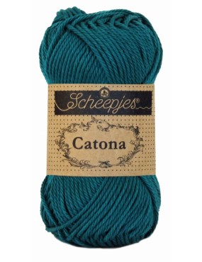 Scheepjes Catona Dark Teal 25g