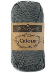 Scheepjes Catona Anthracite 25g