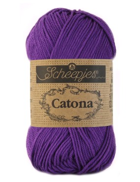 Scheepjes Catona Deep Violet 25g