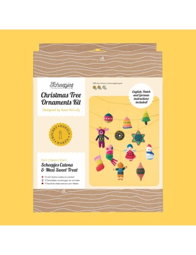 Scheepjes Christmas Tree ornaments kit