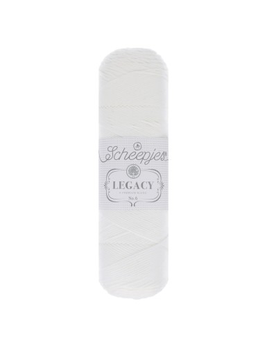 Scheepjes Legacy Natural Cotton No 6 White (009)