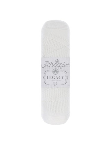 Scheepjes Legacy Natural Cotton No 8 White (009)