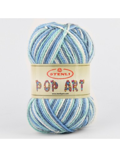 Pop Art Blue Wonder 1076