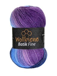 Wollbiene Batik Fine Purple Paradise (5900)